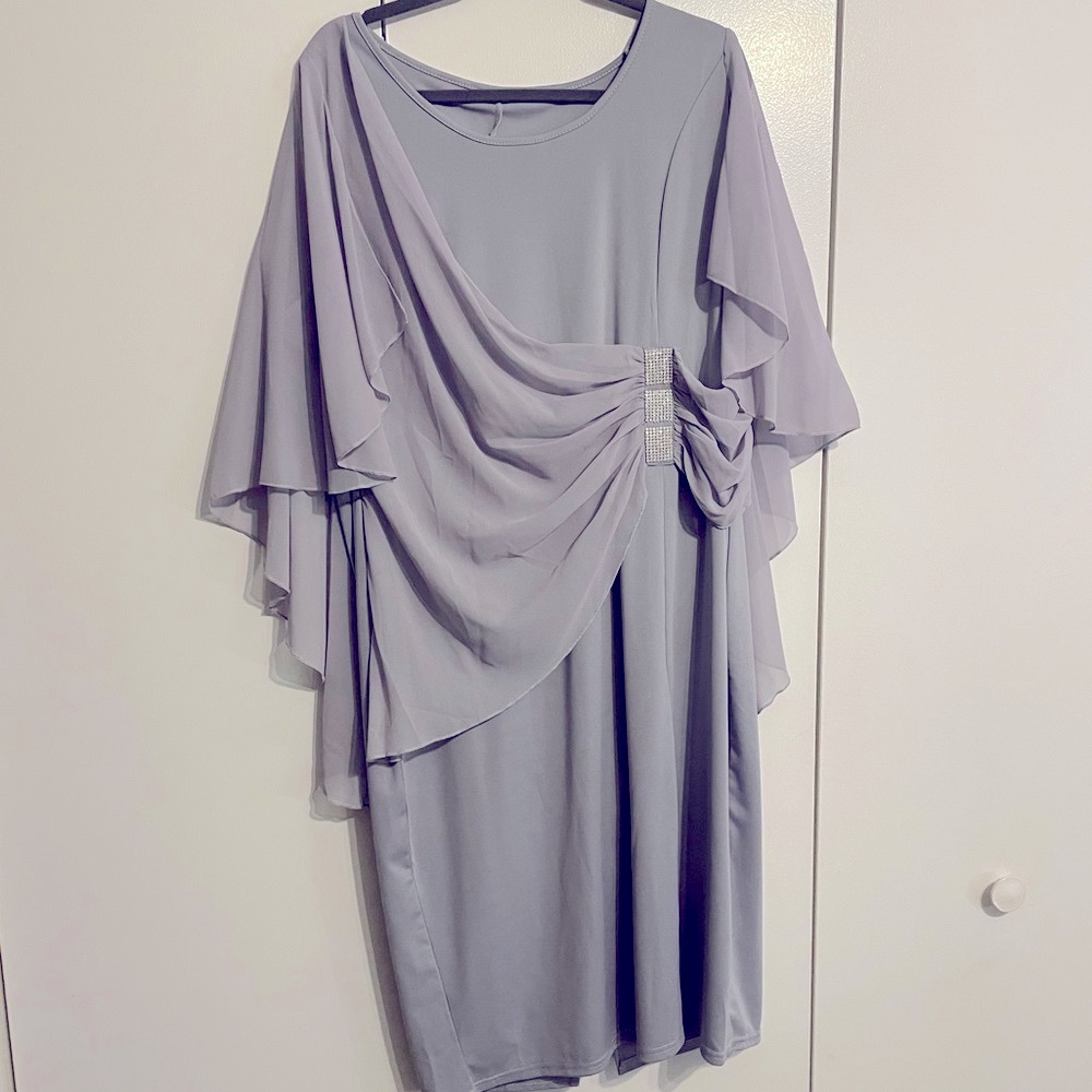 Gray/silver formal dress 3XL